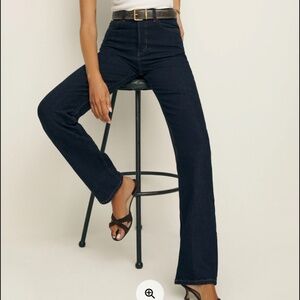 Reformation Cynthia High Rise Straight Long Jeans – Size 30 NWT (New With Tags)